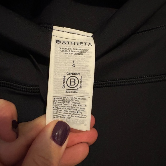 Athleta Rainier Cargo Leggings size Large - Picture 4 of 4